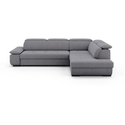 Ecksofa LISBON 286 x 216 cm grau Ecksofa LISBON 286 x 216 cm grau