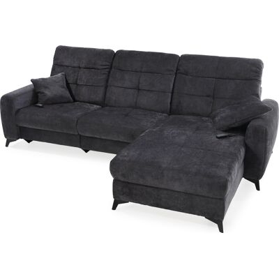 Ecksofa FORBACH 287 x 212 cm Dunkelgrau Ecksofa FORBACH 287 x 212 cm Dunkelgrau
