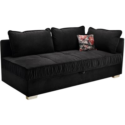 Schlafsofa LINA 207 cm schwarz Schlafsofa LINA 207 cm schwarz
