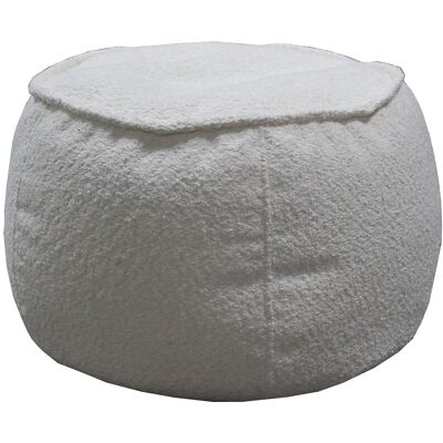 Sitzsack-Hocker KAYLA 41 x 60 cm weiß Sitzsack-Hocker KAYLA 41 x 60 cm weiß