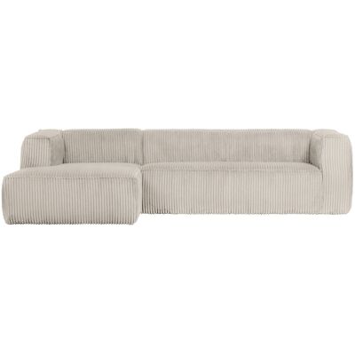 Woood Bean Linkes Ecksofa aus Samt - Sofa Woood Bean Linkes Ecksofa aus Samt - Sofa