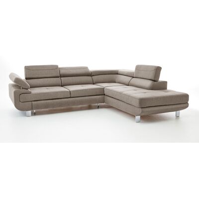 Phill Hill Ecksofa BACKSTREET Stoffbezug Beige/Braun ca. 275 x 230 cm Phill Hill Ecksofa BACKSTREET Stoffbezug Beige/Braun ca. 275 x 230 cm