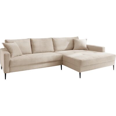Ecksofa FREYA 276 x 173 cm cream Ecksofa FREYA 276 x 173 cm cream