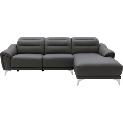 Casavanti Ecksofa ASTI dunkelgrau Casavanti Ecksofa ASTI dunkelgrau