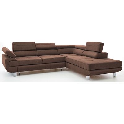Phill Hill Ecksofa BACKSTREET Stoffbezug Hellbraun ca. 275 x 230 cm Phill Hill Ecksofa BACKSTREET Stoffbezug Hellbraun ca. 275 x 230 cm