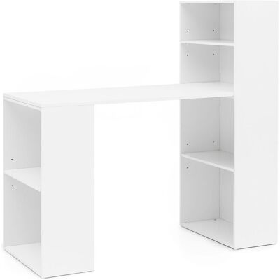 Wohnling Schreibtisch WL5.692 mit Regal - Bürotisch Wohnling Schreibtisch WL5.692 mit Regal - Bürotisch