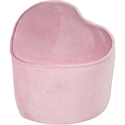 roba Kinderhocker HERZ 30 x 27 x 24 cm Stoffbezug rosa roba Kinderhocker HERZ 30 x 27 x 24 cm Stoffbezug rosa