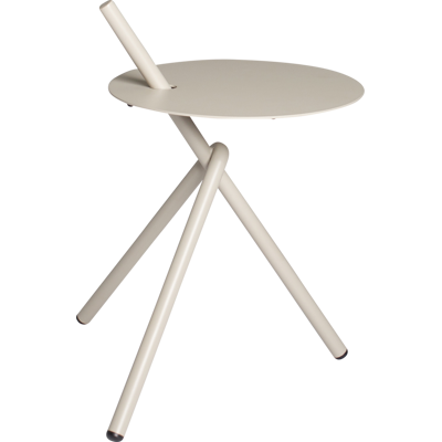 Garden FLAIR Garten-Beistelltisch REN Stahl Ø 38 cm höhenverstellbar E-Beschichtung lackiert/pulverbeschichtet Taupe Garden FLAIR Garten-Beistelltisch REN Stahl Ø 38 cm höhenverstellbar E-Beschichtung lackiert/pulverbeschichtet Taupe