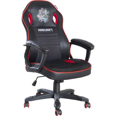 PHOENIX - MINECRAFT - Black-Red - Gamingstuhl PHOENIX - MINECRAFT - Black-Red - Gamingstuhl