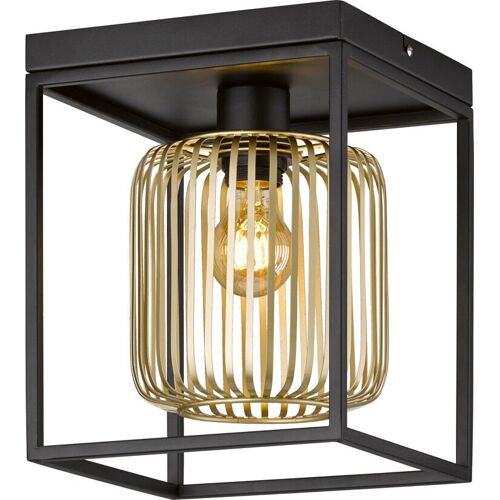 FISCHER & HONSEL Retrofit Deckenlampe CAYDO schwarz /goldfarbig