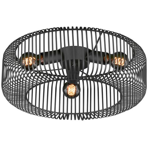 easy! by FHL Retrofit Deckenlampe CAGE sandschwarz