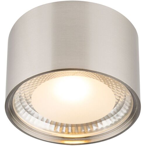 GLOBO LED Deckenlampe Ø 11 SERENA Nickelfarbig/satiniertes Glas