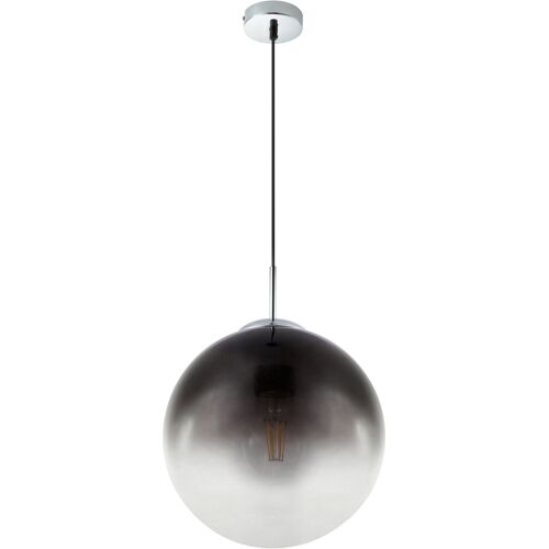 GLOBO Retrofit Pendelleuchte VARUS 30 cm chromfarbig