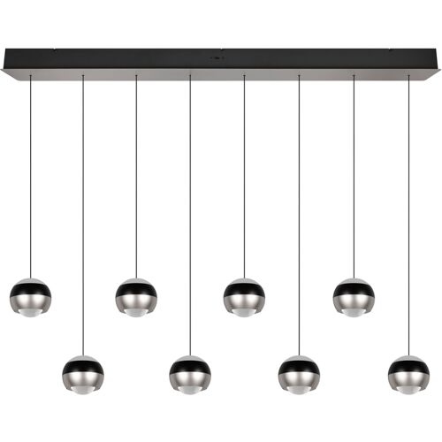 TRIO LED Balkenpendel TRS ORBIT 150cm nickelfarbig