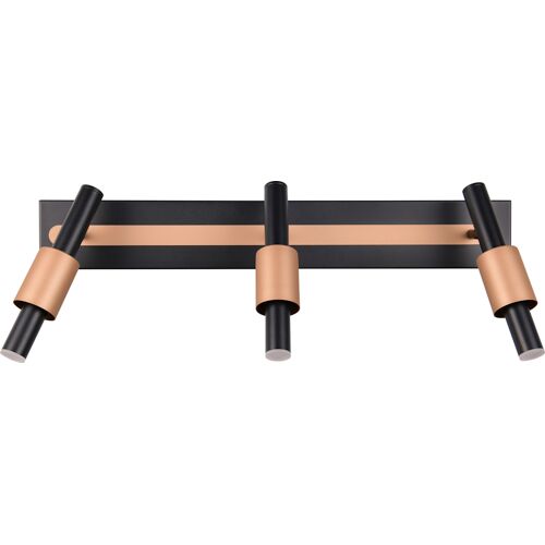 TRIO LED Deckenlampe mit 3 Spots IKARIS 63cm schwarz