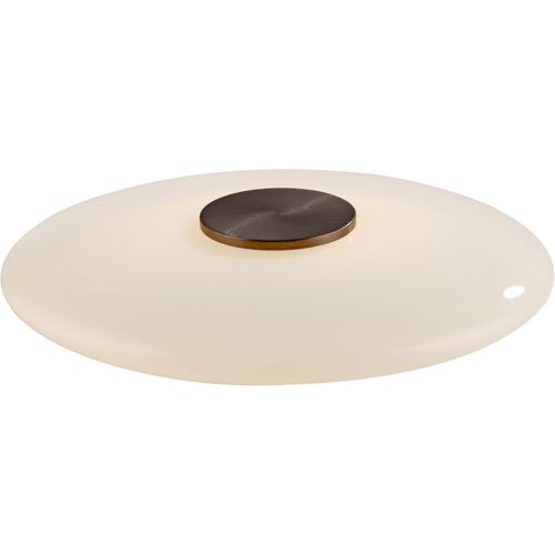 Paul Neuhaus LED Tischlampe PURE VITRUM 32 cm braun