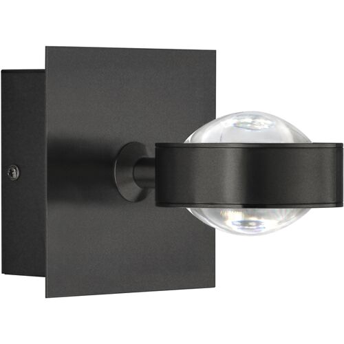 SCHÖNER WOHNEN-Kollektion LED Badlampe Wand LENSE schwarz