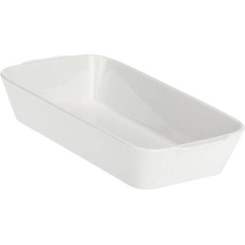 LA PORCELLANA BIANCA Auflaufform ANGHIARI 26 x 15 cm Porzellan weiß