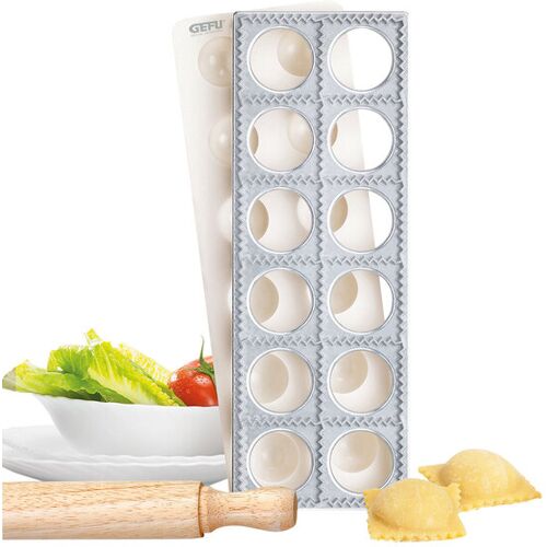 GEFU Ravioli / Maultaschenbrett TASCA 3-teiliges Set 10,8 x 2,5 x 30,2 cm Aluminium silberfarbig