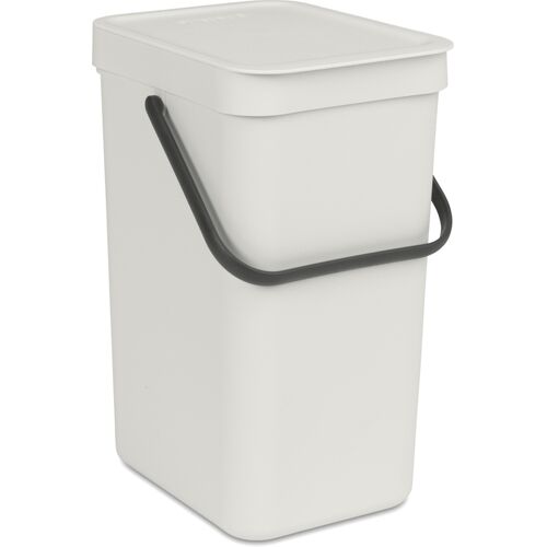 brabantia Abfalleimer SORT & GO 12 Liter Light Grey