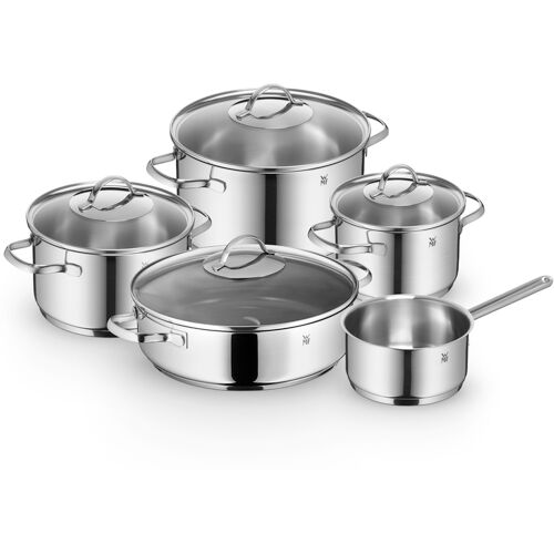 WMF Topfset PROVENCE PLUS 5-tlg. Edelstahl gebürstet silberfarbig