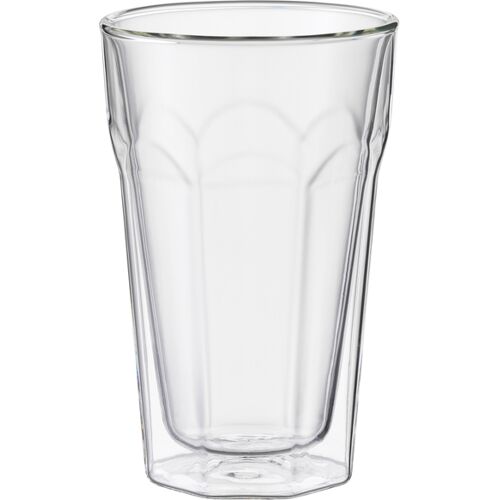 BOHEMIA SELECTION Trinkglas Borosilikat 2-tlg. Höhe 15 cm 420 ml Transparent/Klar