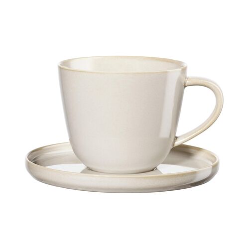 ASA Kaffeetasse COPPA mit Untertasse 250 ml Tofu