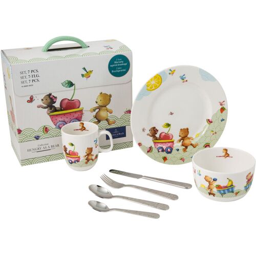 Villeroy & Boch Kindergeschirrset HUNGRY AS A BEAR 7-teilig mehrfarbig