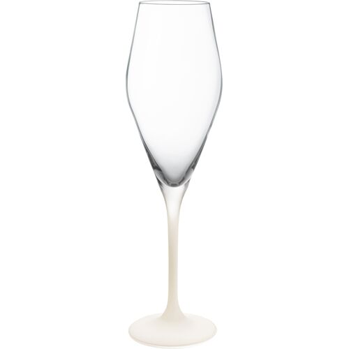 Villeroy & Boch Champagnerglas MANUFACTURE ROCK BLANC 4er Set weiß matt