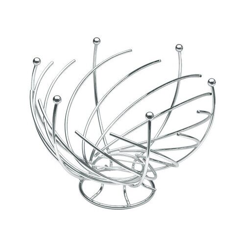 JUSTINUS Obstkorb LIFESTYLE 29 cm Edelstahl silberfarbig