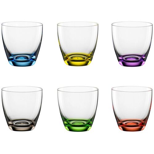 BOHEMIA SELECTION Whiskyglas VIVA COLORI 6er Set