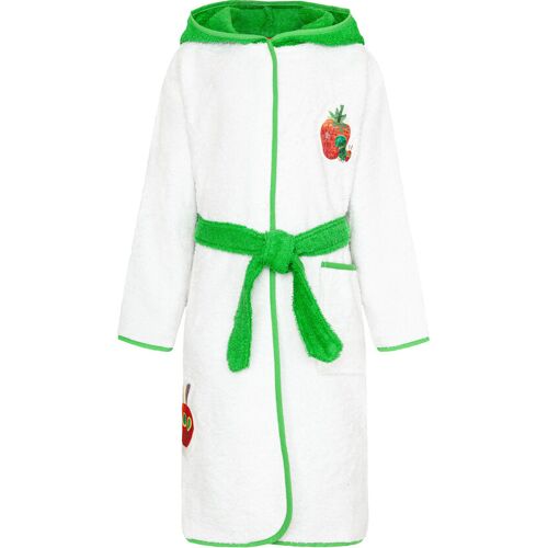 Smithy Bademantel RAUPE NIMMERSATT 128 weiß