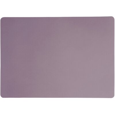 Tisch- und Platzset LEDA Polyvinylchlorid 46 x 33 x 0,2 cm matt Lavendel --- Rechteckiges Platzset – Oberfläche matt – rosafarbener PVC-Kunststoff – Akzent Lavendel – für Ess- und Wohnbereich Tisch- und Platzset LEDA Polyvinylchlorid 46 x 33 x 0,2 cm matt Lavendel --- Rechteckiges Platzset – Oberfläche matt – rosafarbener PVC-Kunststoff – Akzent Lavendel – für Ess- und Wohnbereich