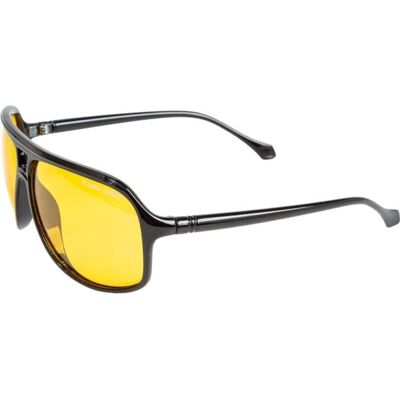 Fladen Polarized sunglasses shiny black frame and yellow lens A Fladen Polarized sunglasses shiny black frame and yellow lens A