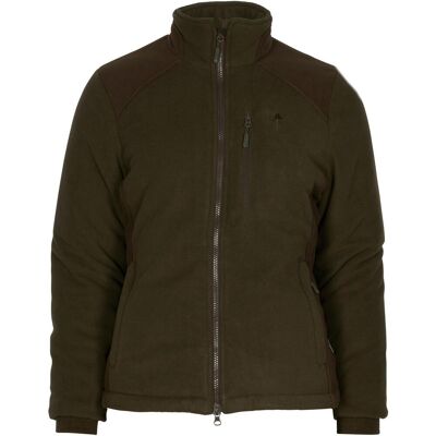 Pinewood - Harriette - Grün/Suede Braun - Fleece Jacke Pinewood - Harriette - Grün/Suede Braun - Fleece Jacke