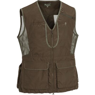Pinewood Dog Sports 2.0 Women Vest Suede Brown/D.Olive 3XL Pinewood Dog Sports 2.0 Women Vest Suede Brown/D.Olive 3XL