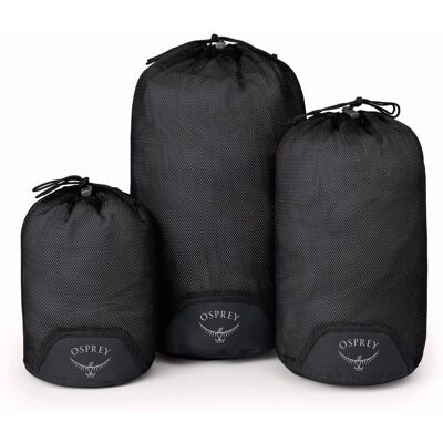 Osprey Daylite Mesh Stuff Sack Set Black Osprey Daylite Mesh Stuff Sack Set Black