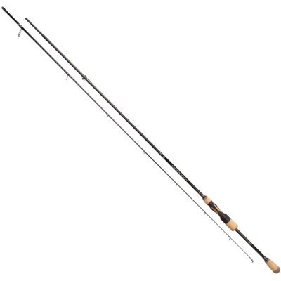 Mikado Black Crystal Light Spinning Rod - Leicht, 2,38m, 4-18g Mikado Black Crystal Light Spinning Rod - Leicht, 2,38m, 4-18g