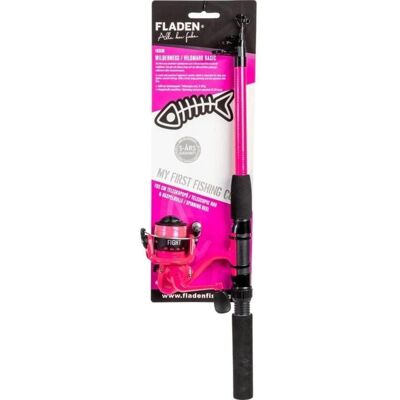 Fladen Telescopic spinningcombo Wilderness Basic 165cm pink Fladen Telescopic spinningcombo Wilderness Basic 165cm pink