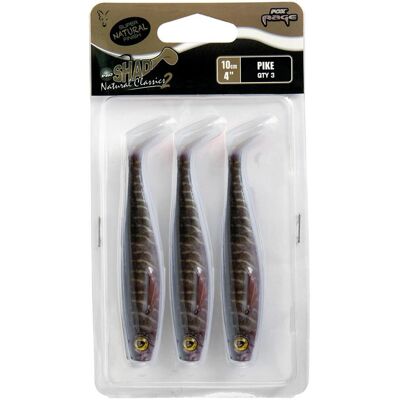 Fox Rage Pro Shad 10cm 4" SN Pike x 3pcs Fox Rage Pro Shad 10cm 4" SN Pike x 3pcs