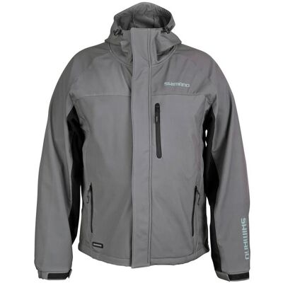 Shimano Soft Shell Jacket Grey XXXL Shimano Soft Shell Jacket Grey XXXL