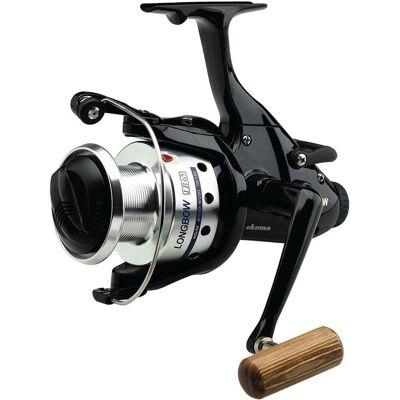 Okuma Longbow Baitfeeder Angelrolle - Silber Okuma Longbow Baitfeeder Angelrolle - Silber