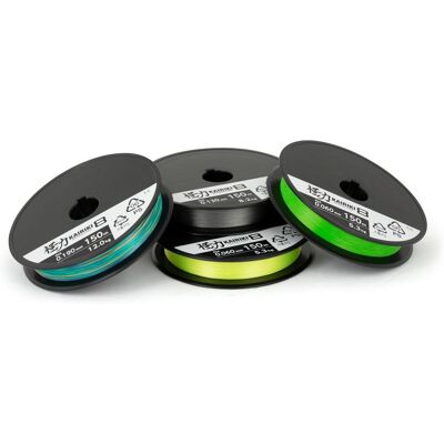 Shimano KAIRIKI 8 150MT Stahl Grau - Angelschnur Shimano KAIRIKI 8 150MT Stahl Grau - Angelschnur