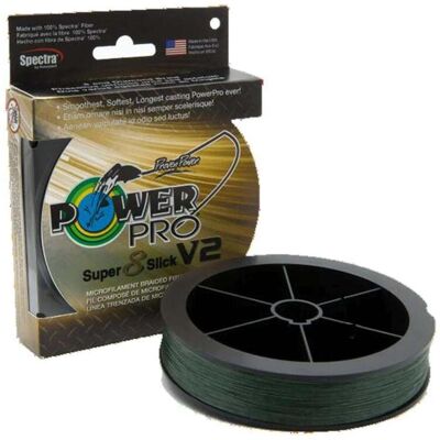 Power Pro Moss Green 135m Geflochtene Schnur - Angelschnur Power Pro Moss Green 135m Geflochtene Schnur - Angelschnur
