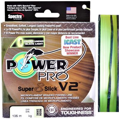 Power Pro Super 8 Slik V2 135M 0,15Mm 10Kg Moon Shine Power Pro Super 8 Slik V2 135M 0,15Mm 10Kg Moon Shine