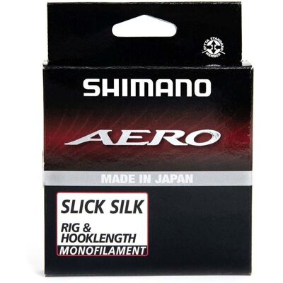 Shimano Aero Slick Silk Angelschnur - Schwarz - 100M - Modell: Aero Slick Silk Shimano Aero Slick Silk Angelschnur - Schwarz - 100M - Modell: Aero Slick Silk