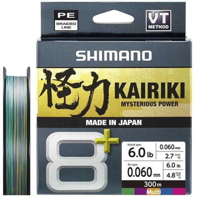 Shimano Kairiki 8+ Geflochtene Angelschnur - Angelrolle Shimano Kairiki 8+ Geflochtene Angelschnur - Angelrolle