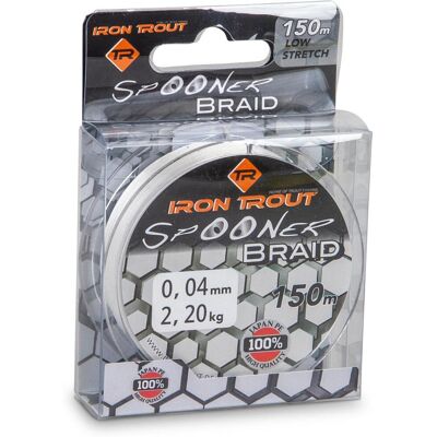 Iron Trout Spooner Braid 0,04mm White 150m Iron Trout Spooner Braid 0,04mm White 150m