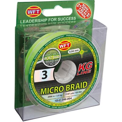 WFT Micro Braid KG Linie - Ultradünne Angelschnur WFT Micro Braid KG Linie - Ultradünne Angelschnur