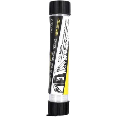 Mikado Pva - Mesh Mit Tube Und Plunger Langsam Auflösend 23mm/5M Mikado Pva - Mesh Mit Tube Und Plunger Langsam Auflösend 23mm/5M
